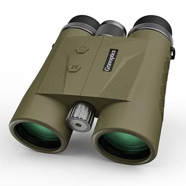 Gravoptics Rangefinder Binoculars for Hunting, 10x42mm 1968 Yard Long Range