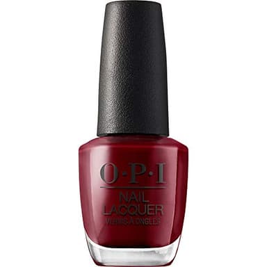 OPI Nail Lacquer We the Female | Opaque Dark Red Crème Chip Resistant Nail Polish | Washington DC Collection
