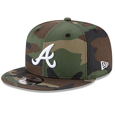 New Era Mens Atlanta Braves Camouflage WDC 9Fifty Adjustable Snapback 950 Cap