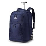 High Sierra Freewheel Pro Wheeled Backpack, True Navy, 21"