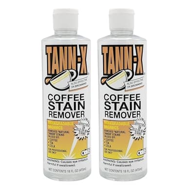 Tann-X Coffee Stain Remover for Carpet and Upholstery, Pint (2 Pack)