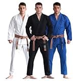 FLUORY BJJ Gi for men Brazilian Jiu Jitsu Suit Kimonos BJJ Uniform-A0