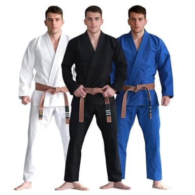 FLUORY BJJ Gi for men Brazilian Jiu Jitsu Suit Kimonos BJJ Uniform-A3