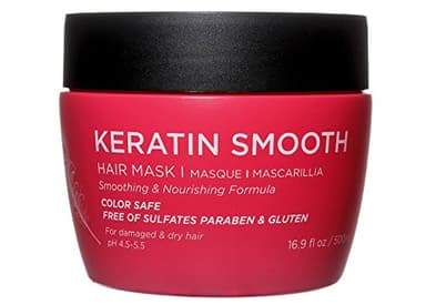 Luseta Keratin Smooth Hair Mask Hydrating & Nourishing for Dry Damaged Hair 16.9 oz