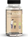 TruHeight Growth Capsules - Natural Growth & Development Supplement for Kids & Teens - Endorsed by Pediatricians - Vitamin D, K, Calcium & Ashwaganda - Bone Strength Capsules - Kids Vitamins - Ages 5+