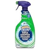 Scrubbing Bubbles Mega Bathroom and Shower Cleaner Spray, Foaming Action Removes Limescale and Soap Scum, Rainshower Scent, 32oz