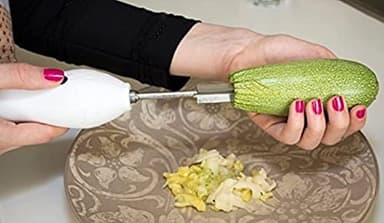 Insta-Corer - The Original Wireless Electric Vegetable Corer - Professional Core Remover Tool for Zucchini, Squash, Tomato, Eggplant, Potato, Veggie Drill - Instacorer