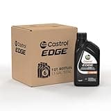 Castrol EDGE 5W-50 Advanced Full Synthetic Motor Oil, 1 Quart, Pack of 6