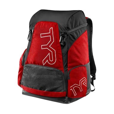 Alliance Backpack TYR Wet/Dry Athletic Gym and Pool Bag for Men and Women - Separate Wet/Dry Compartments, 45L Capacity, Ergonomic, Water-Resistant - Available in Team Colors