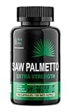 Saw Palmetto for Men - Prostate Health Supplements for Men Urinary Health - Natural DHT Blocker, 500mg Extra Strength Hair Regrowth Treatments - 100 Capsules 3 Months Supply