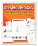 Music Note Flash Cards （88 Note Cards & 12Key Cards）