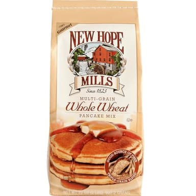 Multigrain Whole Wheat Pancake Mix by New Hope Mills - Sugar-Free & Fiber-Rich - Delicious Breakfast Solution for Health-Conscious Foodies - 32 oz (1)