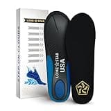 Lone Star Carbon Fiber Insoles - Performance Arch Support Flat Feet & Heel Pain for Basketball, Volleyball, Football, Tennis, Athletics, Baseball, Running & Active Lifestyle (M 9-10/W 10-11)