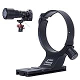iShoot Metal Lens Collar Tripod Mount Ring Compatible with Nikon Nikkor Z 180-600mm F5.6-6.3 VR, Lens Support Holder Bracket Bottom Arca-Swiss Fit Quick Release Plate for Arca Clamp Head & Stabilizer