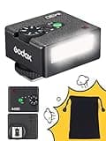 Godox Flash Godox iM30 Mini Flash - Camera Flash GN 15, 7 Power Levels, IM 30 Mini Manual Flash for Canon/Sony zv1/Sony zve10 /Ricoh gr3/Nikon/Fuji f1-230 Full-Power Flashes/6500K±200K/3.6S Recycle