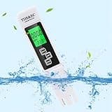 KALWNIA TDS Meter Digital Water Tester, 2025 New Professional 3-in-1 TDS, Temperature and EC Meter (°C, °F) 0-9990 ppm, Ideal for Drinking Water, Aquariums, Hydroponics, RO/DI Systems & More