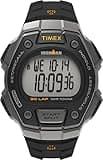 Timex Men's Ironman Triathlon Classic 30 38mm Watch – Gray & Black Case Orange Accents with Black Resin Strap