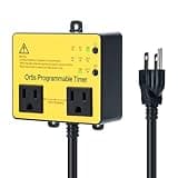above Ground Pool Timer, Ortis Smart Pool Timer with One-Button Operation, for Swimming Pools, Filters, Pumps, and Landscape Lights