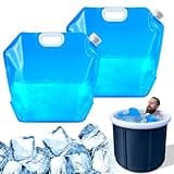 XANGNIER 2 Pack Ice Bath Bags,Large Capacity Bathtub Freezer Water Bag,Cold Plunge Accessories,Ice Baths at Home, Applicable for Athletes, Portable Ice Barrel Cold Therapy,20L