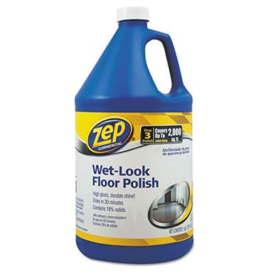 Zep Wet-Look Floor Polish - 1 Gallon ZUWLFF128 - Long Lasting Shine