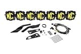KC Hilites 91334 Gravity LED Pro6 LED Light Bar 45 in. 7 Light System 16100 Lumens 140 Watt 610000 Candela Gravity LED Pro6 LED Light Bar, Black