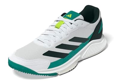Adidas Men's Courtquick Padel, White/White/Aurora Ivy, 12.5