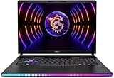 MSI Raider GE68HX 16" FHD+ (1920 x 1200) 144Hz Gaming Laptop - 13th Gen Intel Core i9-13950HX 24-Core up to 5.50 GHz CPU, 32GB DDR5 RAM, 1TB NVMe SSD, GeForce RTX 4060 8GB GDDR6, Windows 11 Home