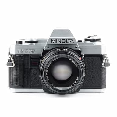 Minolta X-370 35mm SLR Film Camera with A Standard Minolta MD Manual Focusing Zoom Lens (Renewed)