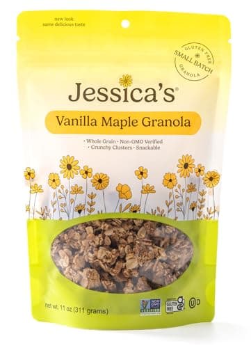 Jessica’s Vanilla Maple Granola - Handmade, Non-GMO, Gluten-Free, Whole Grain, 11oz