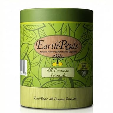 EarthPods® Premium Indoor Plant Food Capsules (100 Count) – Slow-Release Organic Fertilizer Spikes | Specialized Nutrients for Houseplants | Made in USA