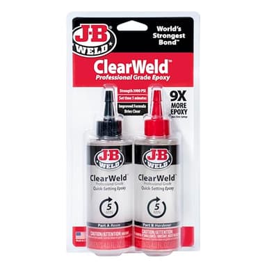 J-B Weld Pro Size ClearWeld 5 Minute Set Epoxy