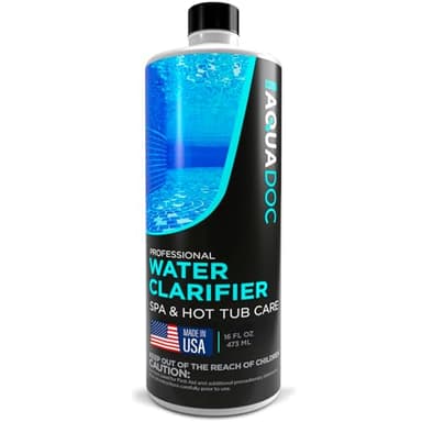 Spa Clarifier & Hot Tub Clarifier for Fast Acting Cloudy Water Treatment, The Spa Clarifier Hot Tub Owners Love, Use Our Hot Tub Water Clarifier to Keep Your Spa Clear & Balanced - MAV AquaDoc 16oz