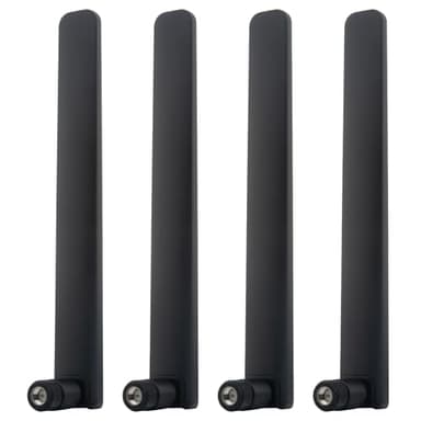Kaunosta 5G 4G LTE GSM 3G T-Mobile Antenna (4 pack) 600-6000MHz 10dBi Wide Band SMA Male OmniDirectional External Antenna for T-Mobile/AT&T/Verizon 5G Router Home Internet Gateway Hotspot Trail Camera