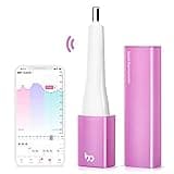 Femometer Smart Basal Thermometer BBT Thermometers Ovulation, Fertility Monitoring Tracking, Smart High-Precision Thermometer for Ovulation Tracking and Prediction Sync with Femometer APP, Purple