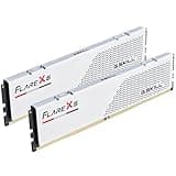 G.SKILL Flare X5 Series (AMD Expo) DDR5 RAM 64GB (2X 32GB) 6000MT/s CL28-36-36-96 1.40V Desktop Computer Memory U-DIMM - Matte White (F5-6000J2836G32GX2-FX5W)