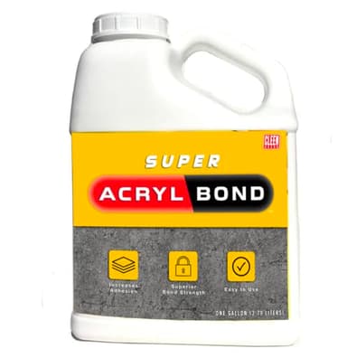 Super Acryl Bond, High-Strength Concrete Adhesive Bonding Agent, 1 Gallon