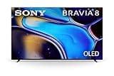 Sony 55 Inch OLED 4K Ultra HD TV BRAVIA 8 Smart Google TV with XR Processor, Rich Deep Colors, Perfect for PS5, Dolby Vision HDR, Blur-Free Motion (K-55XR80), 2024 Model