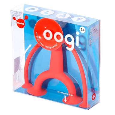 Fat Brain Toys Oogi by MOLUK - Red - Open-Ended Fidget Toy for Kids, Teens, Adults