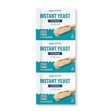 Amazon Grocery, Fast Rising Instant Yeast, 0.75 Oz, 3 Ct