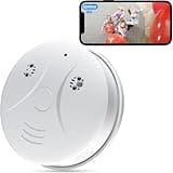 Wireless Mini Cameras HD Smoke Detector Camera,WiFi Remote Real-Time Home Nanny Cam,Security Mini Small Indoor Camera for Home Security/Office