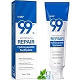 Hydroxyapatite Toothpaste, Fluoride Free Nano Hydroxyapatite Toothpaste, Help for Strengthening Enamel, Gentle Mint, 4.23 Oz