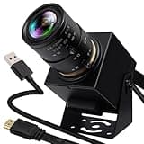 IFWATER HDMI USB Camera 4K Webcam Simultaneous Output Video Conference Camera 4X Optical Zoom Lens Close up USB Computer Web Camers Plug and Play for Live Streaming Education Medical Teaching