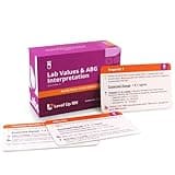Lab Values & ABG Interpretation Flash Cards – No Fluff – Only Essential Info for Nursing School – 2025 NCLEX ATI HESI Review LPN RN Flash Cards (89 Cards)