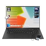 LG Gram 16 Touchscreen Laptop - 16" WQXGA, Intel Evo Core Ultra 7 155H, Intel Arc Graphics, 32GB RAM, 2TB SSD, Backlit KB, Windows 11 Pro, Office Lifetime, w/DVD Drive