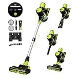 UNINELL HOME Cordless Vacuum Cleaner, 45Kpa 55 Mins Vacuum Cleaners for Home, Vacuum Cleaner Self-Standing, Anti-Tangle Stick Vacuum, Lightweight, Wall Mount Charging Vacuum for Pet Hair,Carpet,Floor