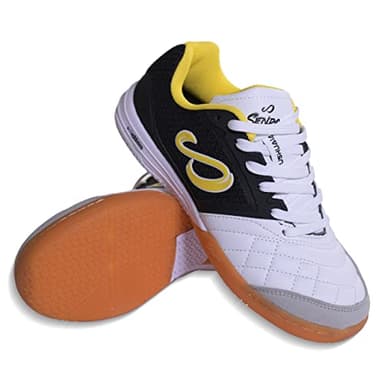 SENDA Ushuaia Club 2.0 Futsal Shoes, Men's Size 11 / Women's Size 12, Black/Yellow