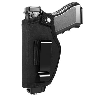 Universal Pistol Holster for Men Women IWB OWB Concealed Carry Gun Holster Ambidextrous Left Right Hand Fits Glock 19 26 42 43 S&W M&P Shield 9mm 380 Compact Subcompact Handguns
