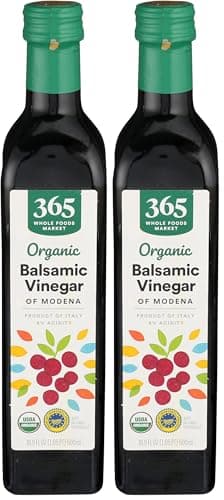 365 by Whole Foods Market, Organic Balsamic Vinegar of Modena, 16.9 Fl Oz (Pack of 2)