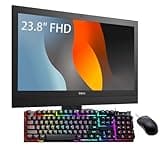 Dell Optiplex 7440 All-in-One Desktop Computer, 23.8" FHD(1920x1080) AIO Desktop, Core i5-6500, 16GB RAM, 512GB SSD, Mouse & RGB Keyboard, Windows 10 Pro (Renewed)