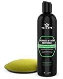 Trinova Plastic & Trim Restorer - Shines & Darkens Worn Out Plastic, Vinyl & Rubber Surfaces - Protects Cars & Motorcycles from Rain, Salt & Dirt - Prevent Fading - 8 fl oz